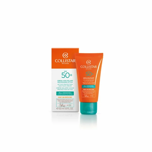 Speciale Abbronzatura Crema Viso Solare Protezione Attiva Antirughe SPF50+ 50ml - immagine 2