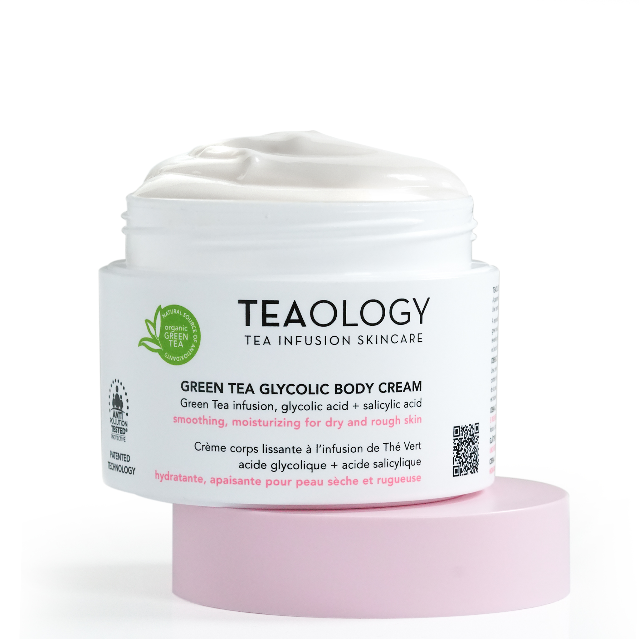 TEAOLOGY CREMA CORPO TE VERDE E AC. GLICOLICO 260 ML