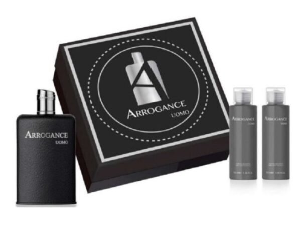 ARROGANCE UOMO CONFEZIONE EDT 50 ML+ 2 SHAMPOO 100 ML