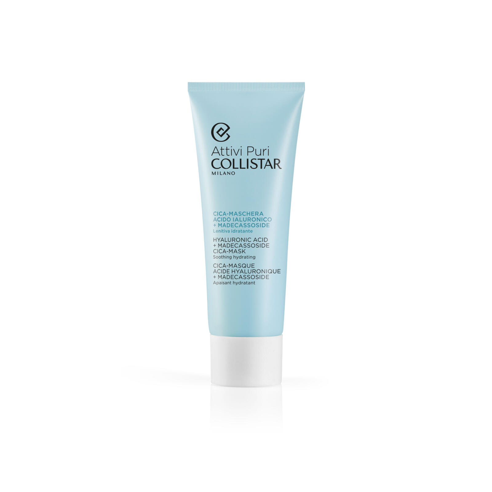 COLLISTAR ATTIVI PURI CICA MASK ACID IALURONICO + MADEC. 75ML