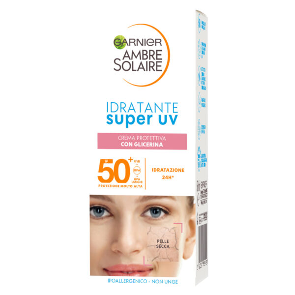 AMBRE SOLAIRE ADVAN. SENS VISO HYDRA IP 50+ 50 ML