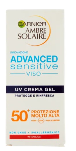 AMBRE SOLAIRE ADVANCED SENS. VISO GEL IP50 50ML