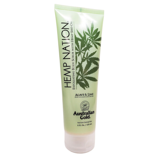 AUSTRALIAN GOLD AGAVE & LIME HEMP NATION BODY SCRUB 235 ML