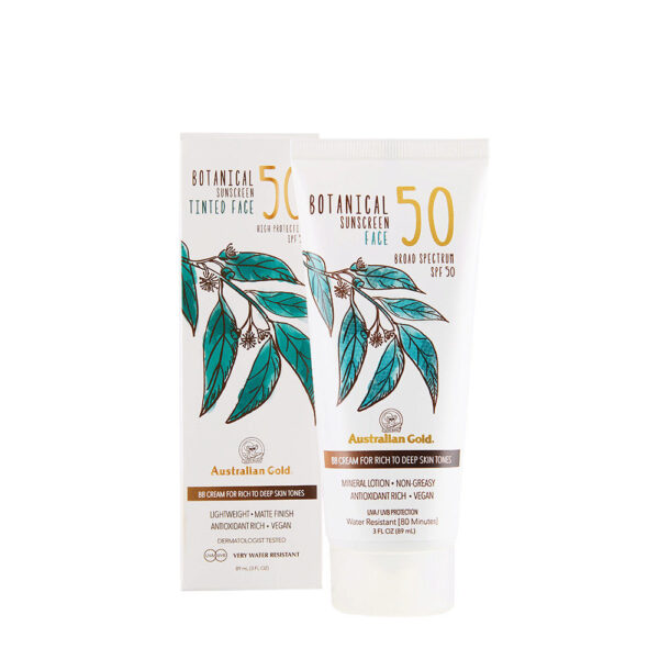 AUSTRALIAN GOLD BOTANICAL TINTED FACE RICH/DEEP SPF50 89ML