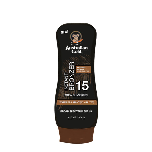 AUSTRALIAN GOLD LOTION SPF15 + BRONZER 237ML