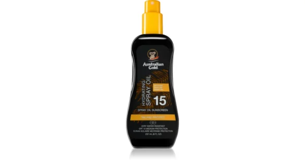 AUSTRALIAN GOLD SPRAY OIL SUNSCREEN SPF15 HYDRATING SPRAY OIL 237 ML