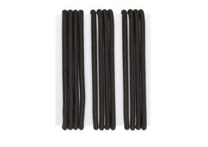 BIFFOLI ELASTICI FINI PER CAPELLI 12 PEZZI COD.80047