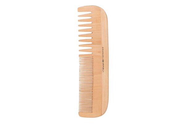 BIFFOLI PETTINE DOPPIO DENTI LEGNO 85