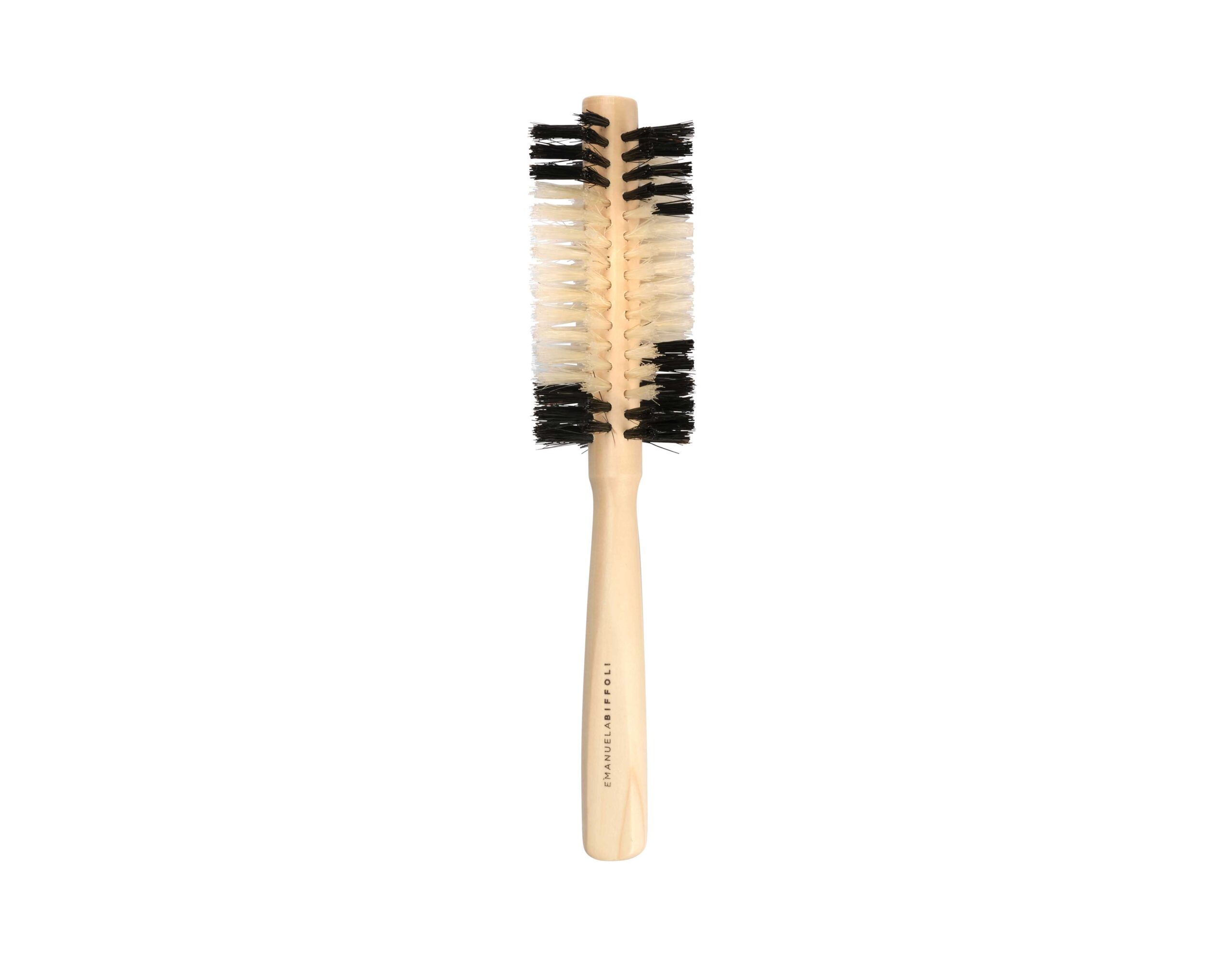 BIFFOLI SPAZZOLA LEGNO ROTONDA SETOLA SINTETICA 8338