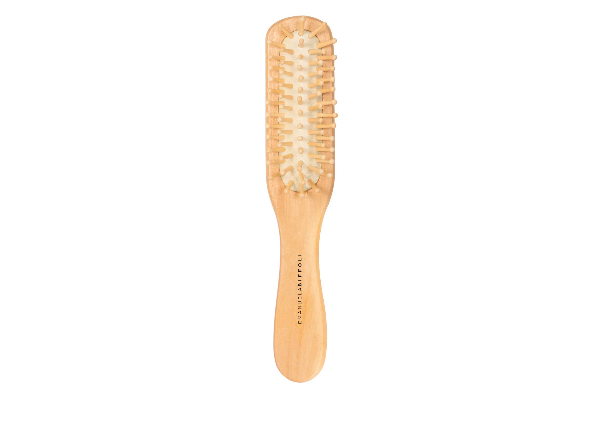 BIFFOLI SPAZZOLA RETTANGOLARE IN LEGNO SPILLI TONDI COD.3087