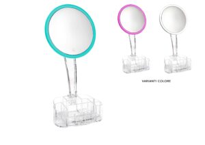 BIFFOLI SPECCHIO CON LUCE LED INGRANDIMENTO 10X COD.10089