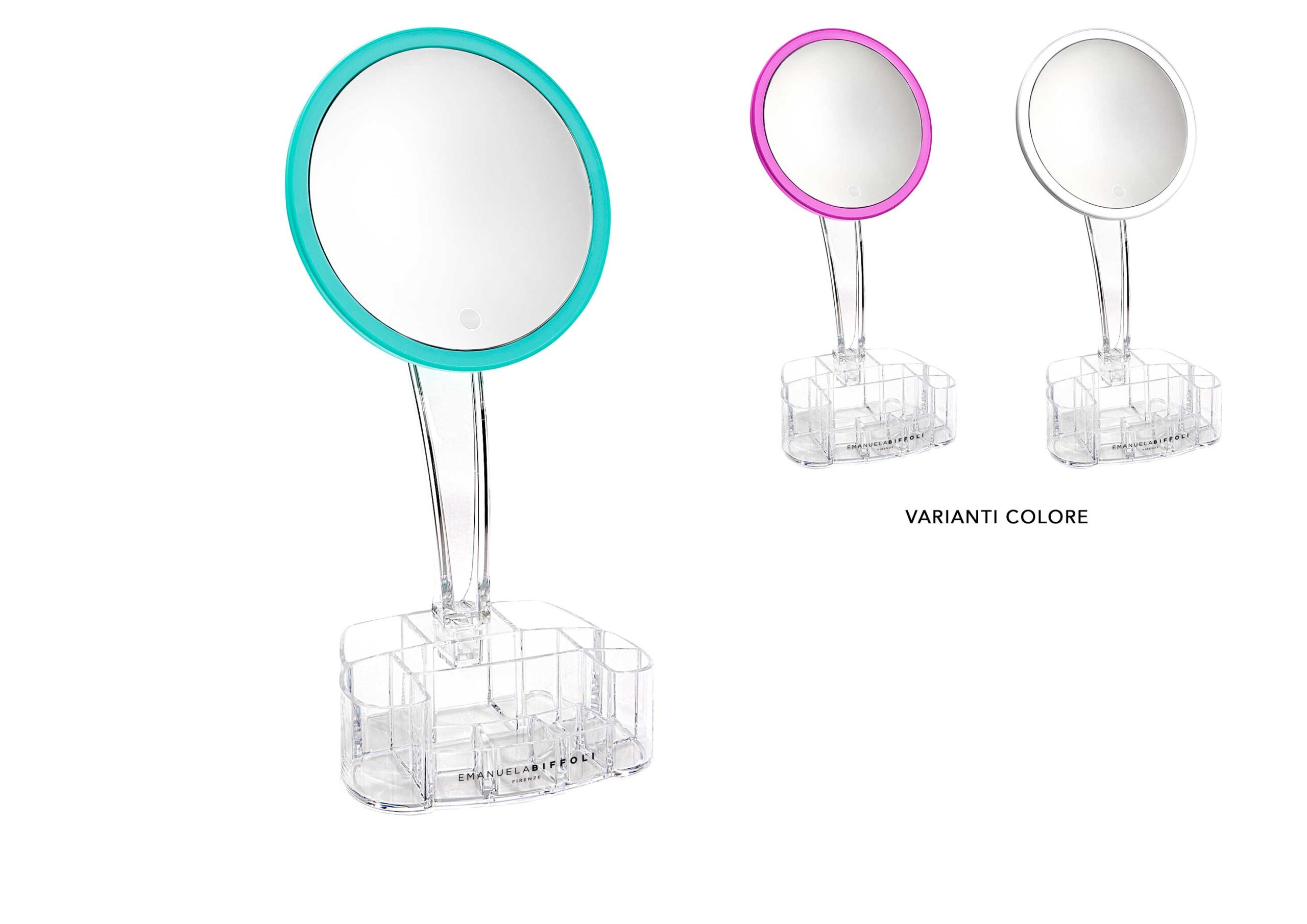 BIFFOLI SPECCHIO CON LUCE LED INGRANDIMENTO 10X COD.10089