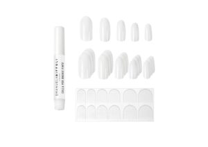 BIFFOLI UNGHIE FINTE COLORE NATURALE CON COLLA COD.581