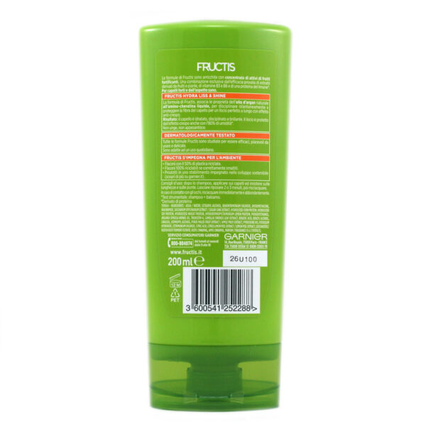 FRUCTIS BALSAMO HYDRA LISS 200 ML - immagine 2