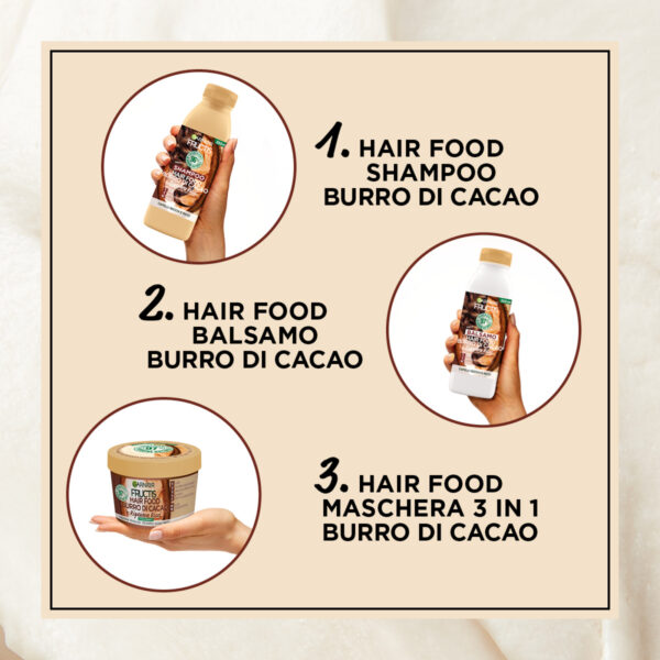 FRUCTIS HAIR FOOD BALSAMO COCOA - immagine 3