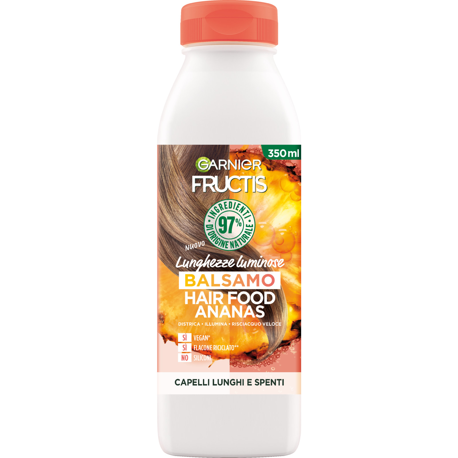 FRUCTIS HAIR FOOD BALSAMO PINAPPLE 350 ML