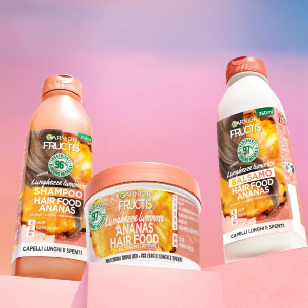 FRUCTIS HAIR FOOD MASCHERA PINAPPLE 390 ML - immagine 3