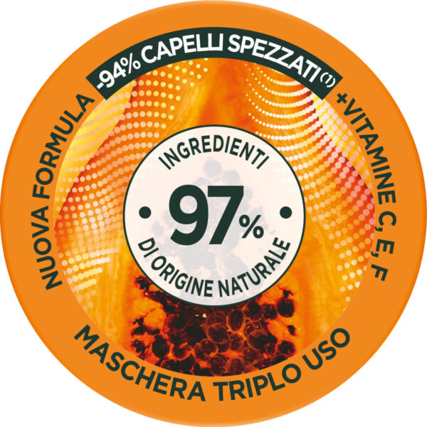 FRUCTIS MASCHERA HAIRFOOD PAPAYA 390 ML - immagine 2