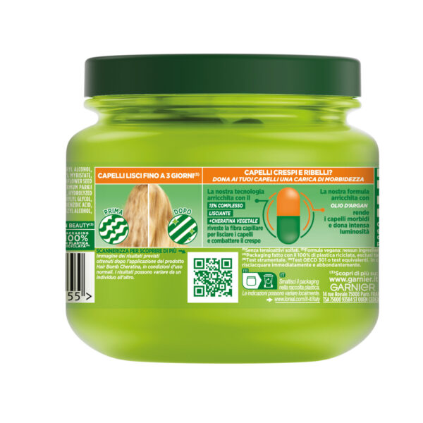 FRUCTIS MASCHERA HYDRA LISS ML 320 - immagine 3