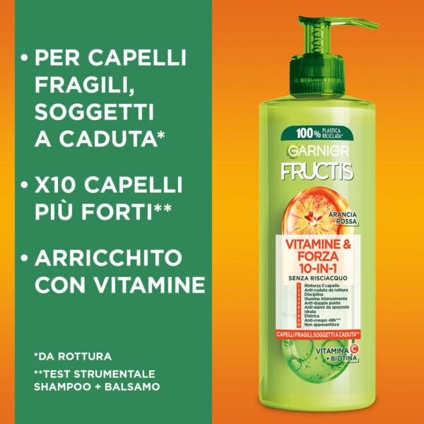 FRUCTIS TRATTAMENTO 10IN1 STRENGHT&SHINE - immagine 2