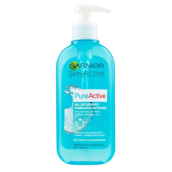 GARNIER SKIN ACTIVE PURE ACTIVE GEL DISPENSER 200 ML