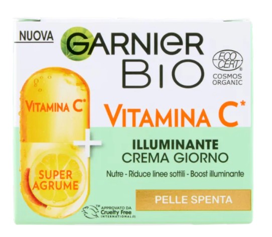 GARNIER BIO VITAMINA C ILLUMINANTE CREMA GIORNO PELLE SPENTA 50 ML