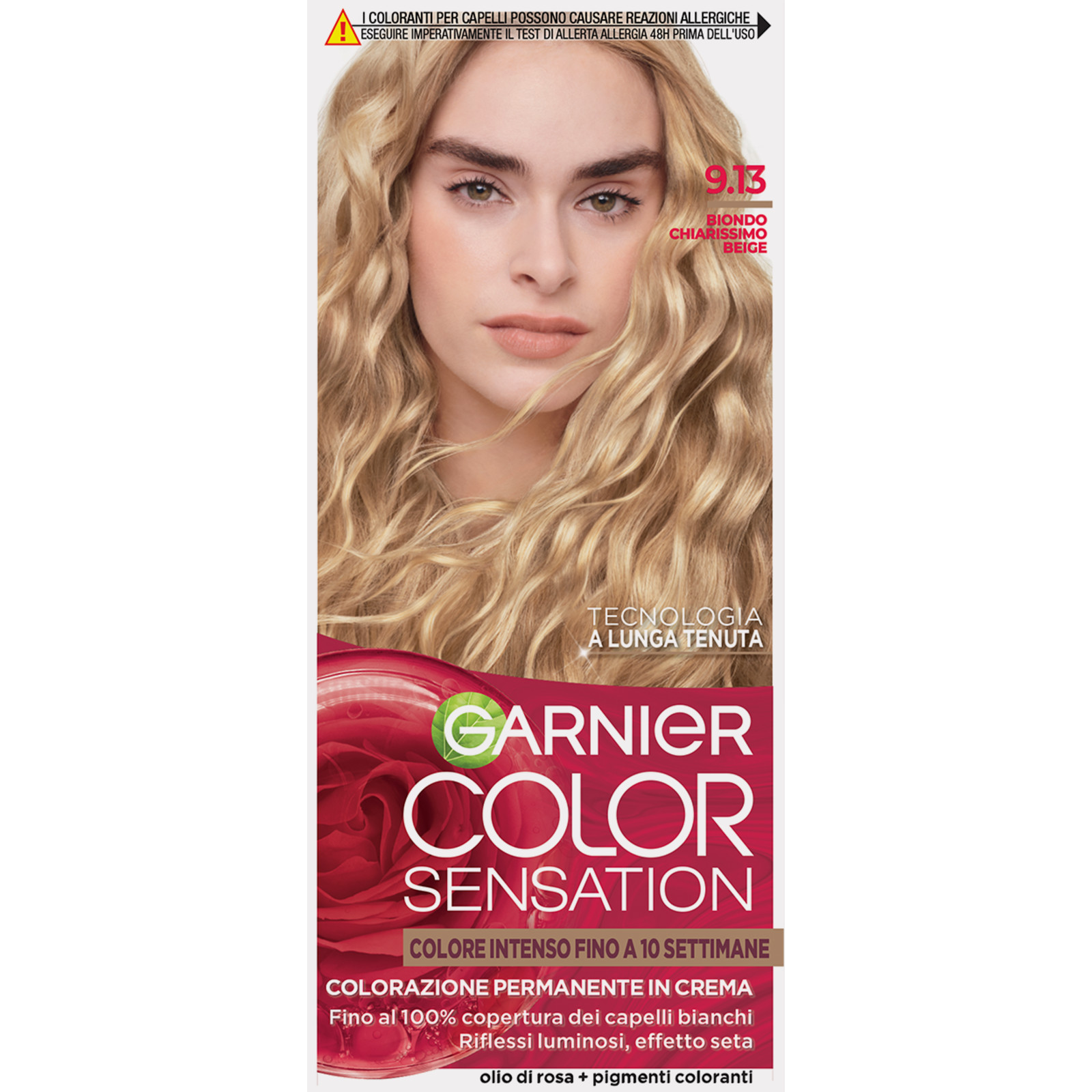 GARNIER COLOR SENSATION KIT BIONDO CHIARISSIMO BEIGE 9.13