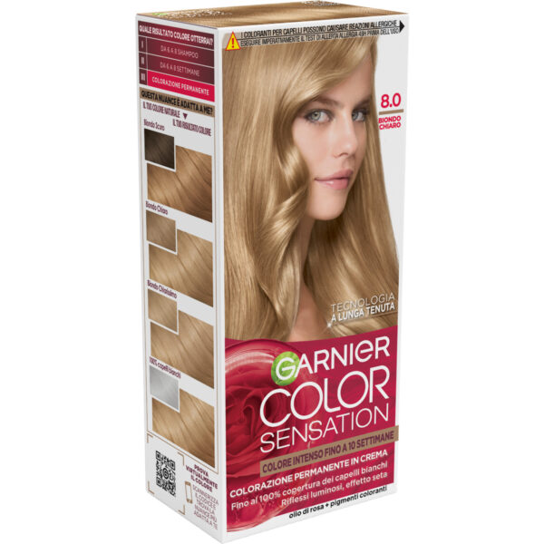 GARNIER COLOR SENSATION KIT BIONDO CHIARO 8.0 - immagine 2