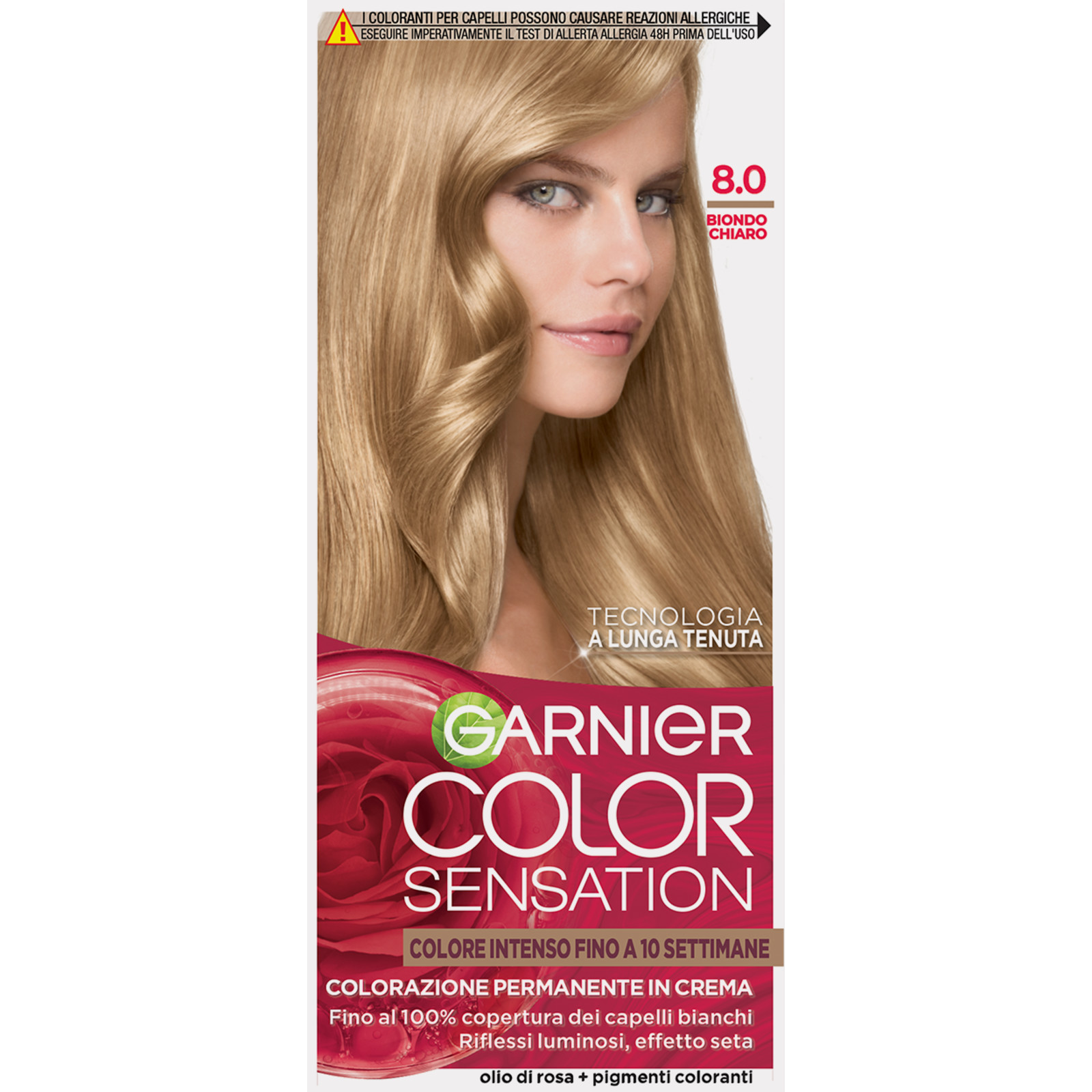 GARNIER COLOR SENSATION KIT BIONDO CHIARO 8.0