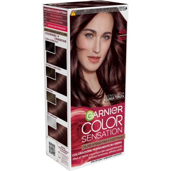 GARNIER COLOR SENSATION KIT CASTANO FREDDO 4.15 - immagine 3