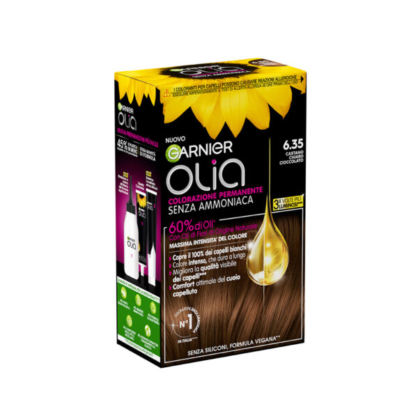 GARNIER OLIA CASTANO CHIARO CIOCCOLATO 6.35 - immagine 2
