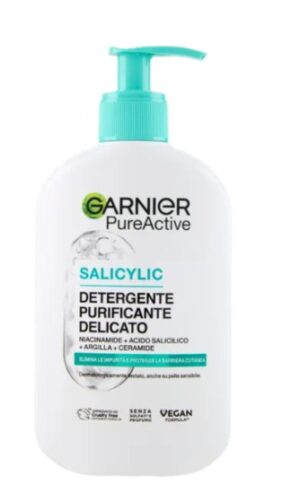 GARNIER PUREACTIVE SALICYLIC DETERGENTE PURIFICANTE DELICATO 250ML