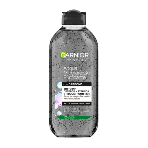GARNIER SKIN ACTIVE ACQUA MICELLARE GEL PURIFICANTE CARBONE 400 ML
