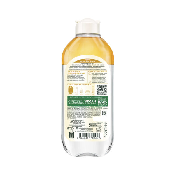 GARNIER SKIN ACTIVE ACQUA MICELLARE OIL ML 400 - immagine 2