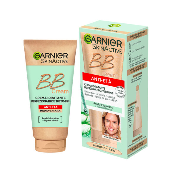 GARNIER SKIN ACTIVE BB CREAM ANTIETA' MEDIO-CHIARA 50 ML - immagine 2