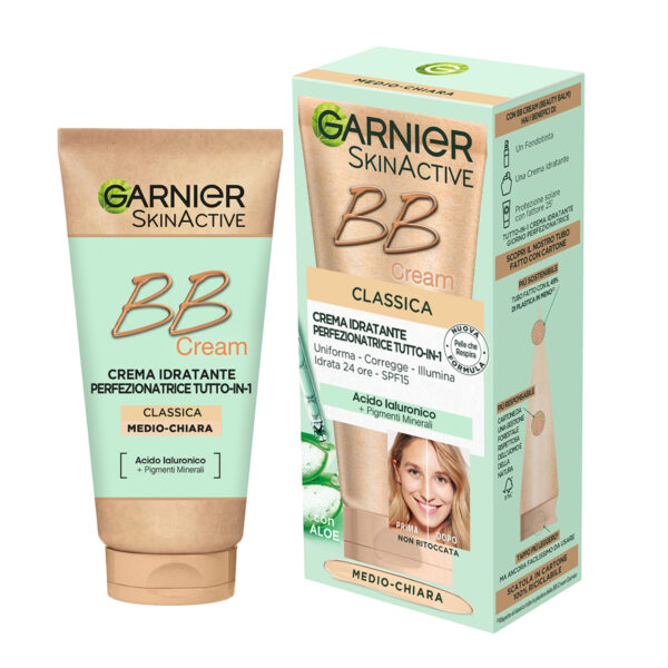 GARNIER SKIN ACTIVE BB CREAM MEDIO-CHIARA 50 ML - immagine 2