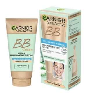 GARNIER SKIN ACTIVE BB CREAM PELLI MISTE E GRASSE MEDIO-CHIARA