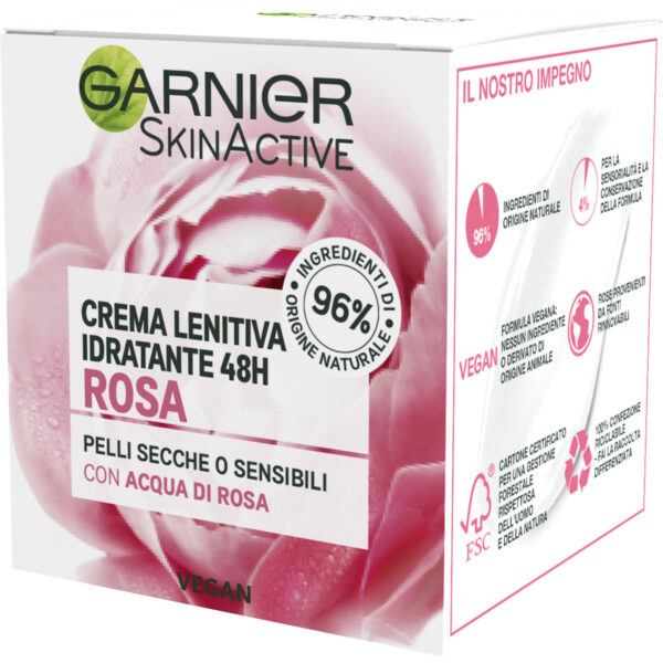 GARNIER SKIN ACTIVE CREMA LENITIVA IDRATANTE ROSA PSS 50 ML - immagine 4