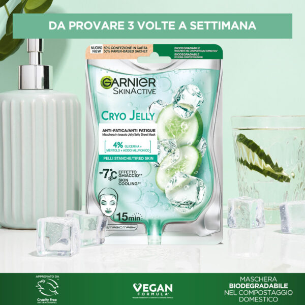 GARNIER SKIN ACTIVE MASCHERA IN TESSUTO VISO CRYO JELLY - immagine 6