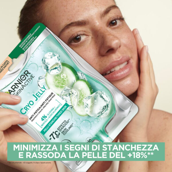 GARNIER SKIN ACTIVE MASCHERA IN TESSUTO VISO CRYO JELLY - immagine 3