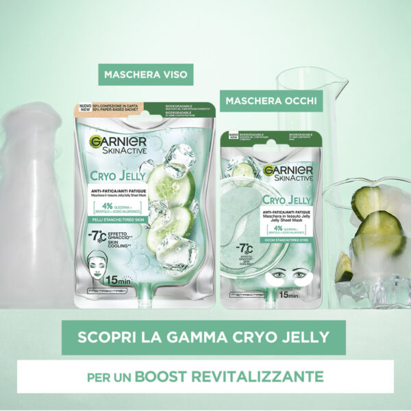 GARNIER SKIN ACTIVE MASCHERA TESSUTO OCCHI CRYO JELLY - immagine 5
