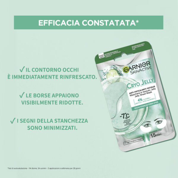 GARNIER SKIN ACTIVE MASCHERA TESSUTO OCCHI CRYO JELLY - immagine 3