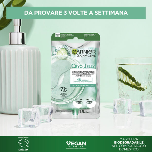 GARNIER SKIN ACTIVE MASCHERA TESSUTO OCCHI CRYO JELLY - immagine 4