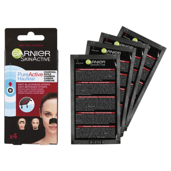 GARNIER SKIN ACTIVE PURE ACTIVE I CEROTTI PUNTI NERI - immagine 3