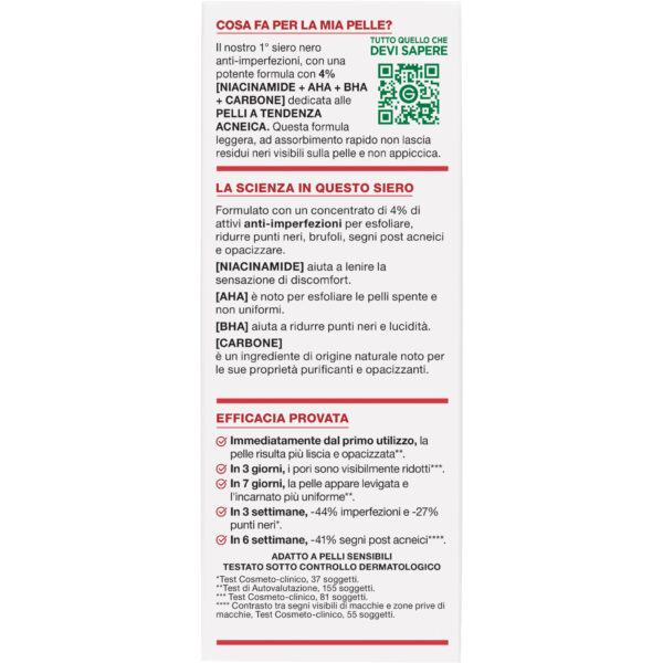 GARNIER SKIN ACTIVE PURE ACTIVE SIERO CARBONE 30 ML - immagine 2