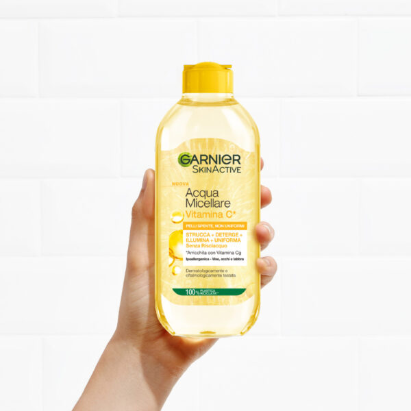 GARNIER SKIN ACTIVE VITAMINA C ACQUA MICELLARE 400 ML - immagine 2