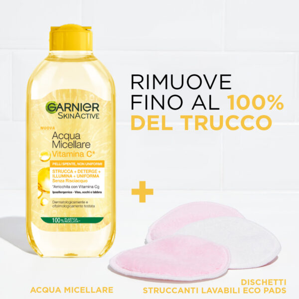 GARNIER SKIN ACTIVE VITAMINA C ACQUA MICELLARE 400 ML - immagine 5