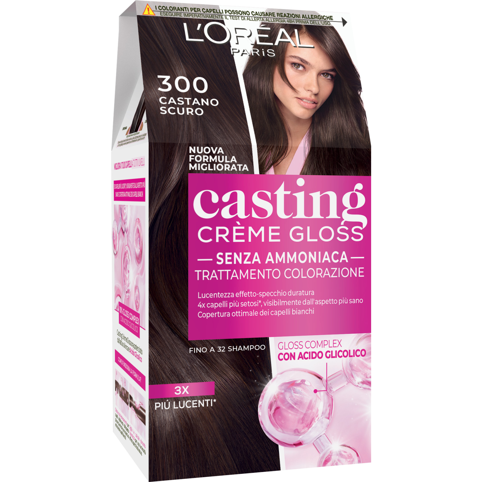 LOREAL CASTING CREME GLOSS CASTANO SCURO 300
