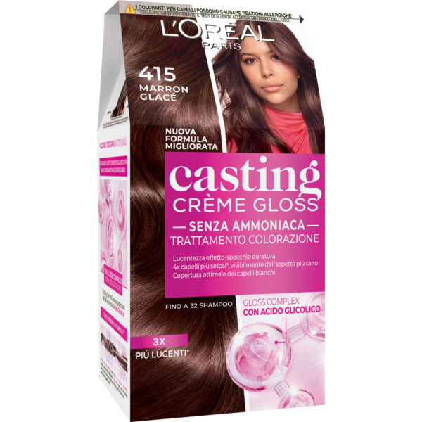LOREAL CASTING CREME GLOSS MARRON GLACE' 415