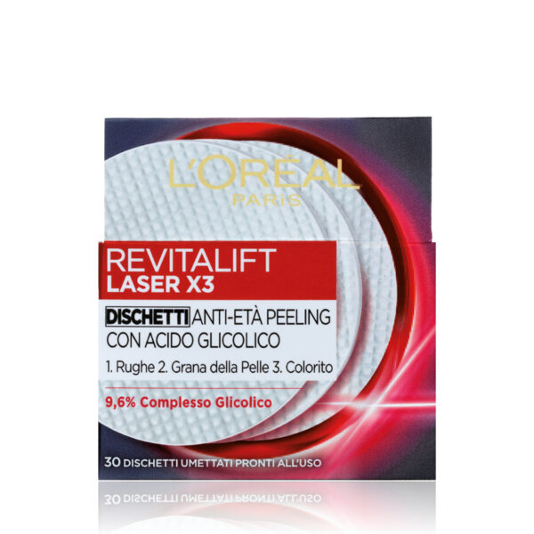 LOREAL DE REVITALIFT LASER X3 DISCHETTI ANTI-ETA'